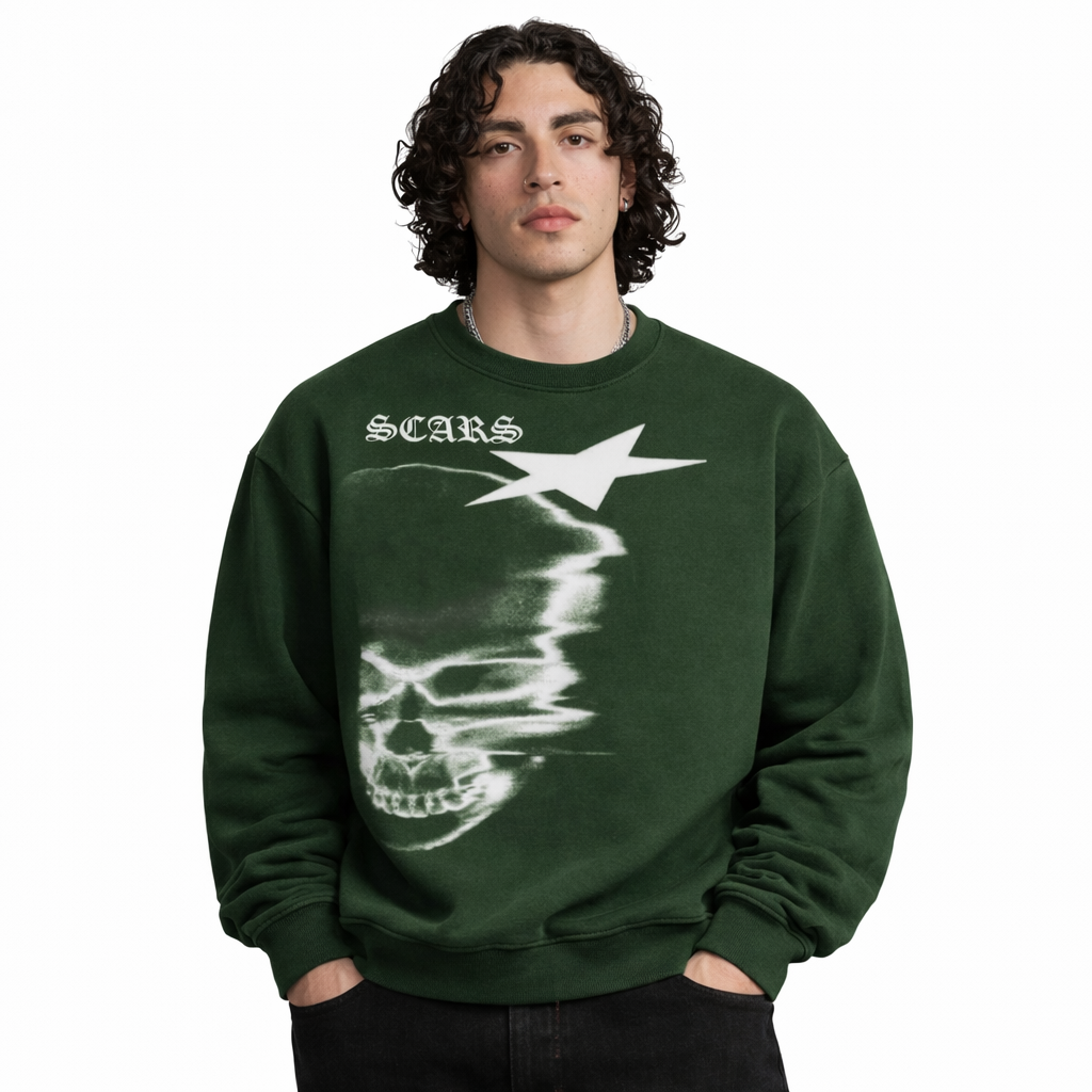 SCARS - Oversized Crewneck sweatshirt