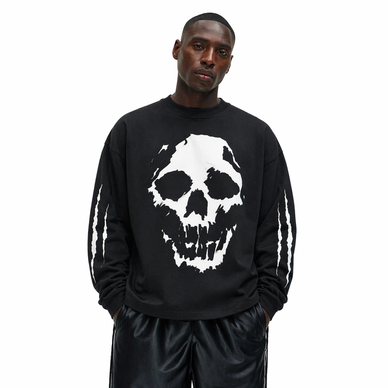 SCARS - Heavyweight Cotton Solid Color Long-Sleeve T-Shirt