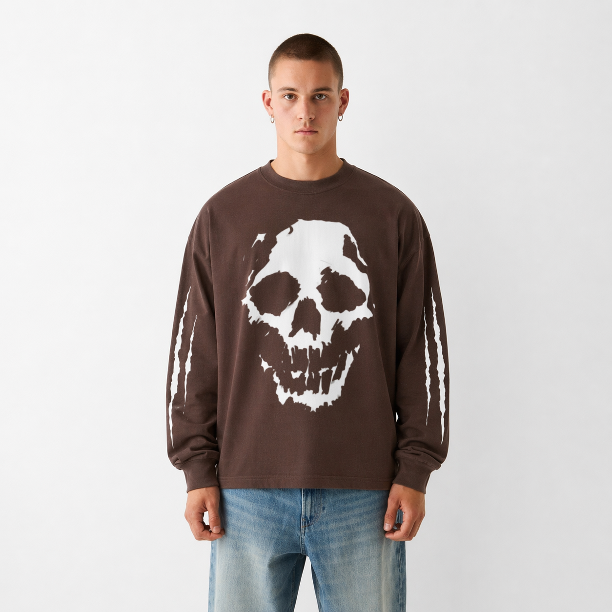SCARS - Heavyweight Cotton Solid Color Long-Sleeve T-Shirt