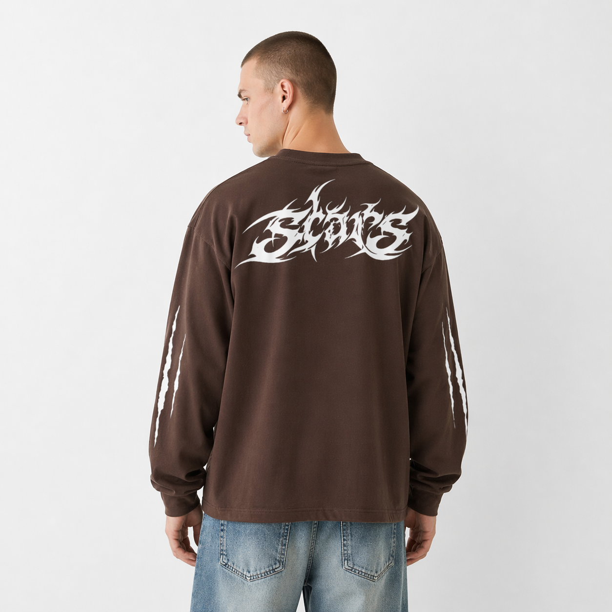 SCARS - Heavyweight Cotton Solid Color Long-Sleeve T-Shirt