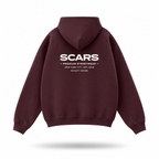 SCARS - Heavyweight Fleece Zip-Up Oversized Hoodie