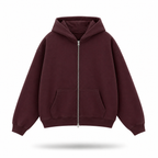 SCARS - Heavyweight Fleece Zip-Up Oversized Hoodie