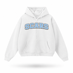SCARS - Heavyweight Oversized Zip-Up Hoodie