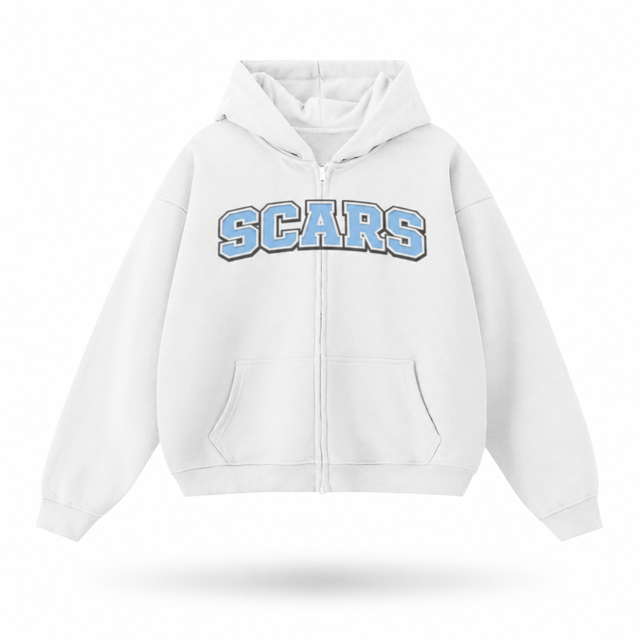 SCARS - Heavyweight Oversized Zip-Up Hoodie