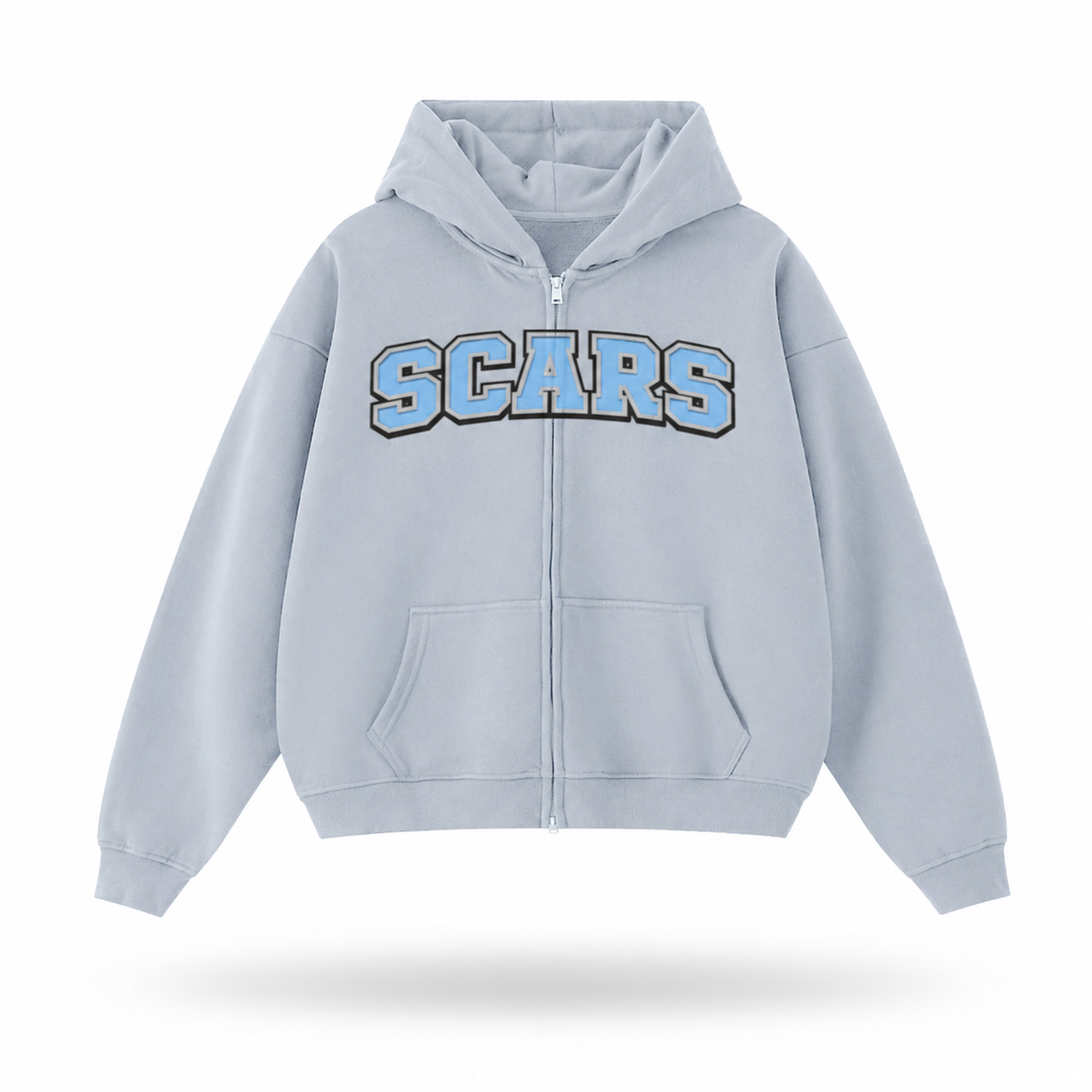 SCARS - Heavyweight Oversized Zip-Up Hoodie