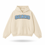 SCARS - Heavyweight Oversized Zip-Up Hoodie