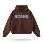 SCARS - Heavyweight Oversized Zip-Up Hoodie