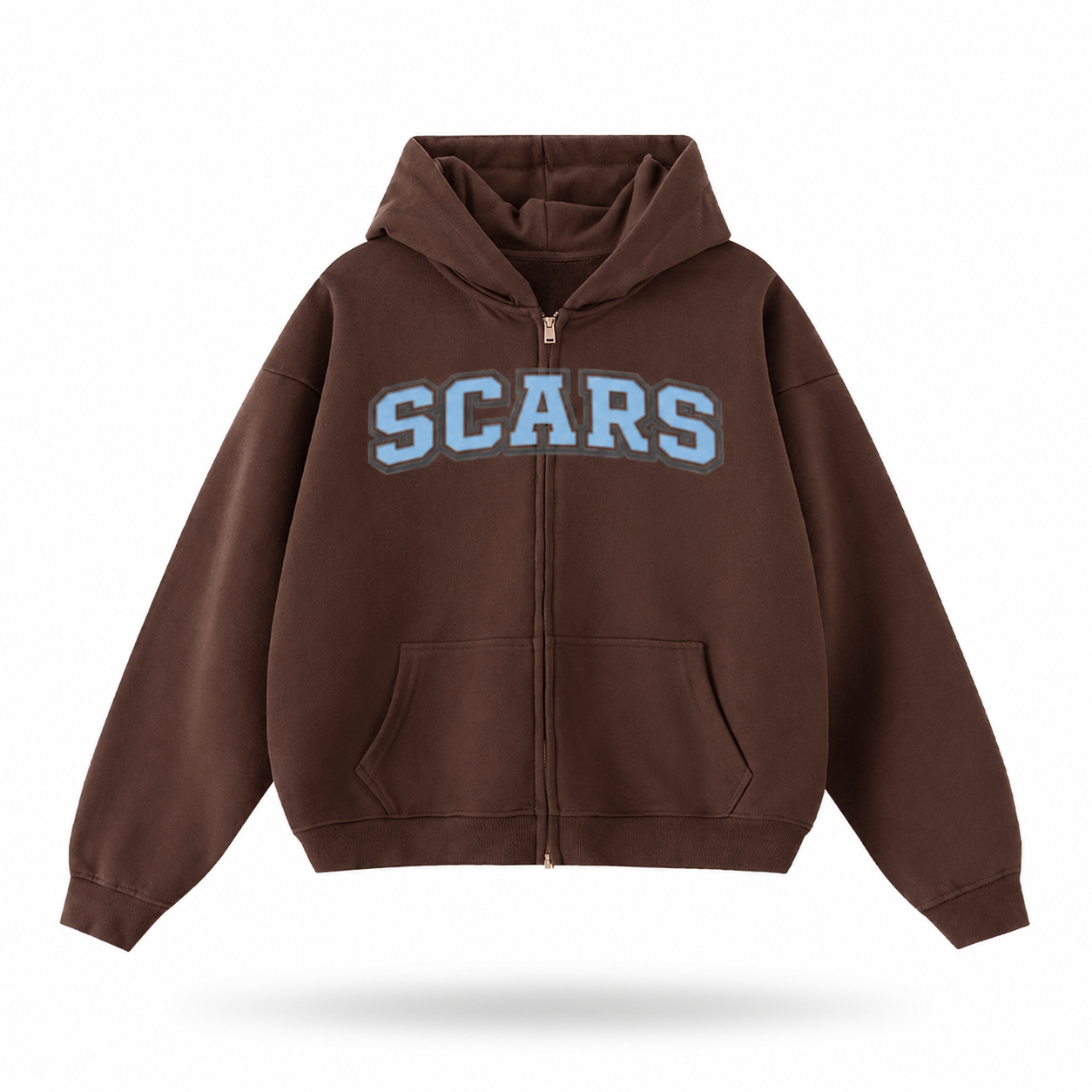SCARS - Heavyweight Oversized Zip-Up Hoodie