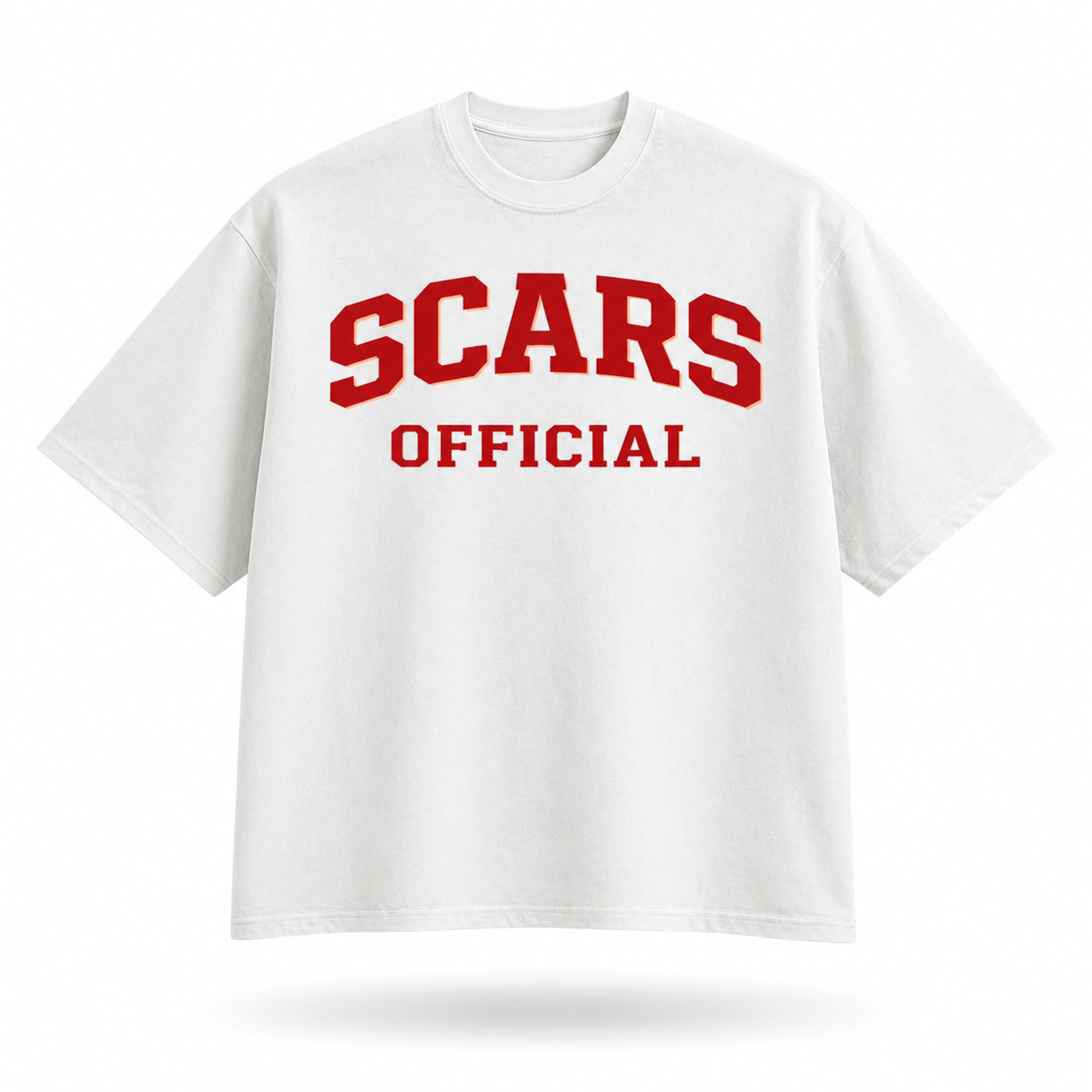 SCARS - Oversized Heavyweight  Solid Color T-Shirt