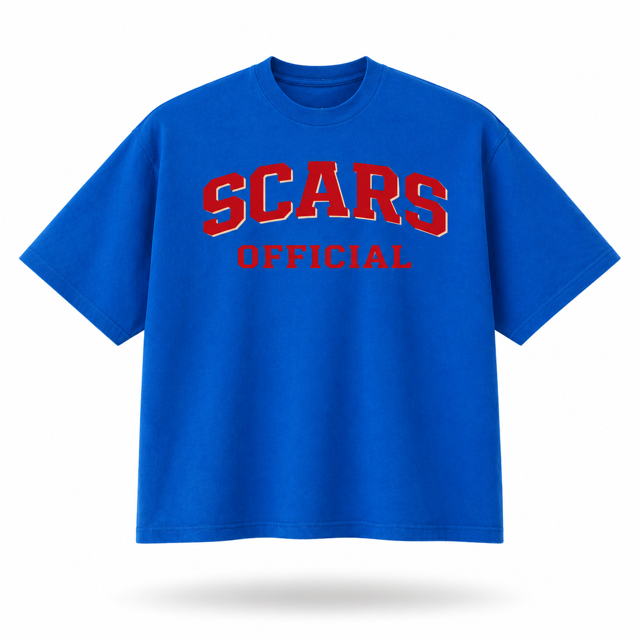 SCARS - Oversized Heavyweight  Solid Color T-Shirt