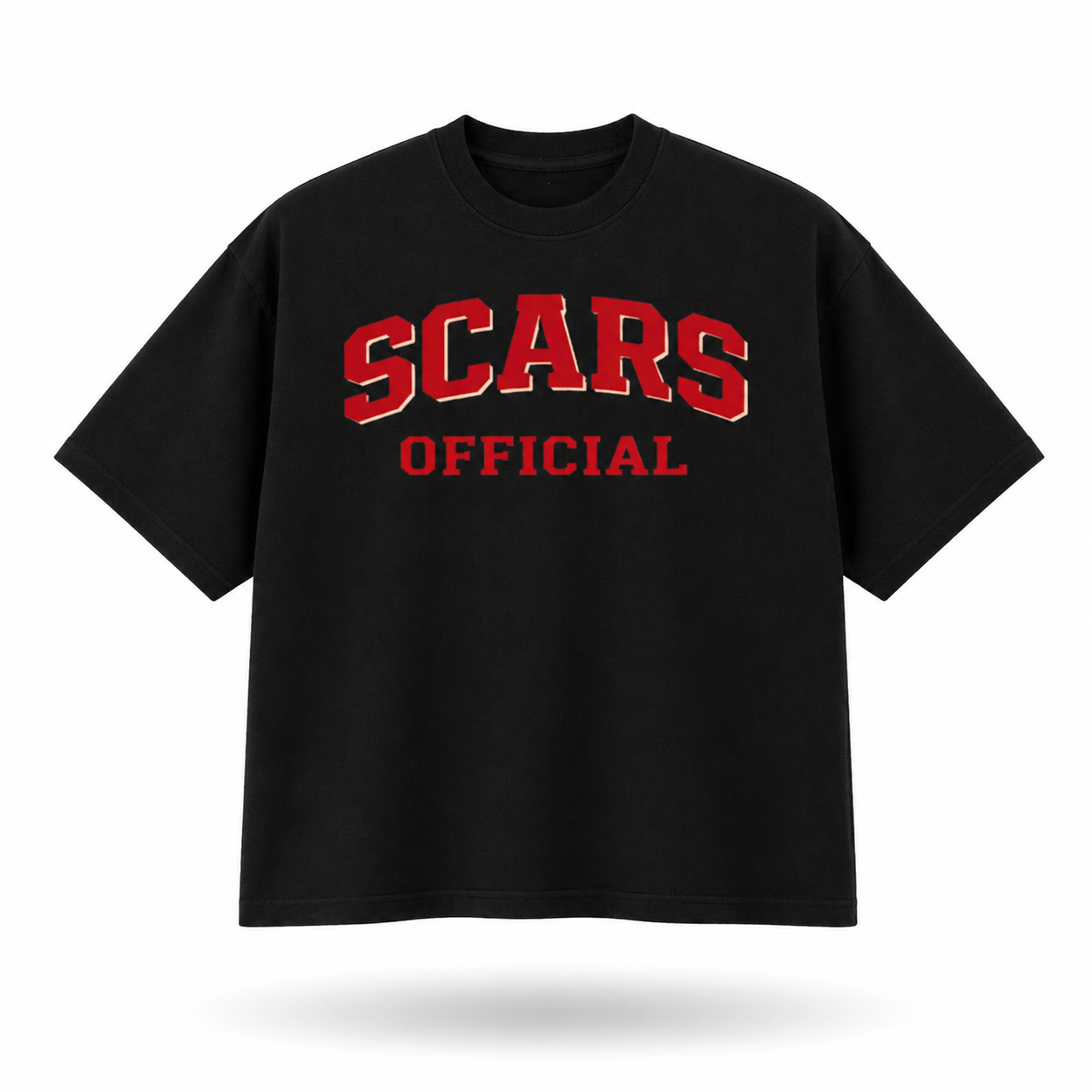 SCARS - Oversized Heavyweight  Solid Color T-Shirt