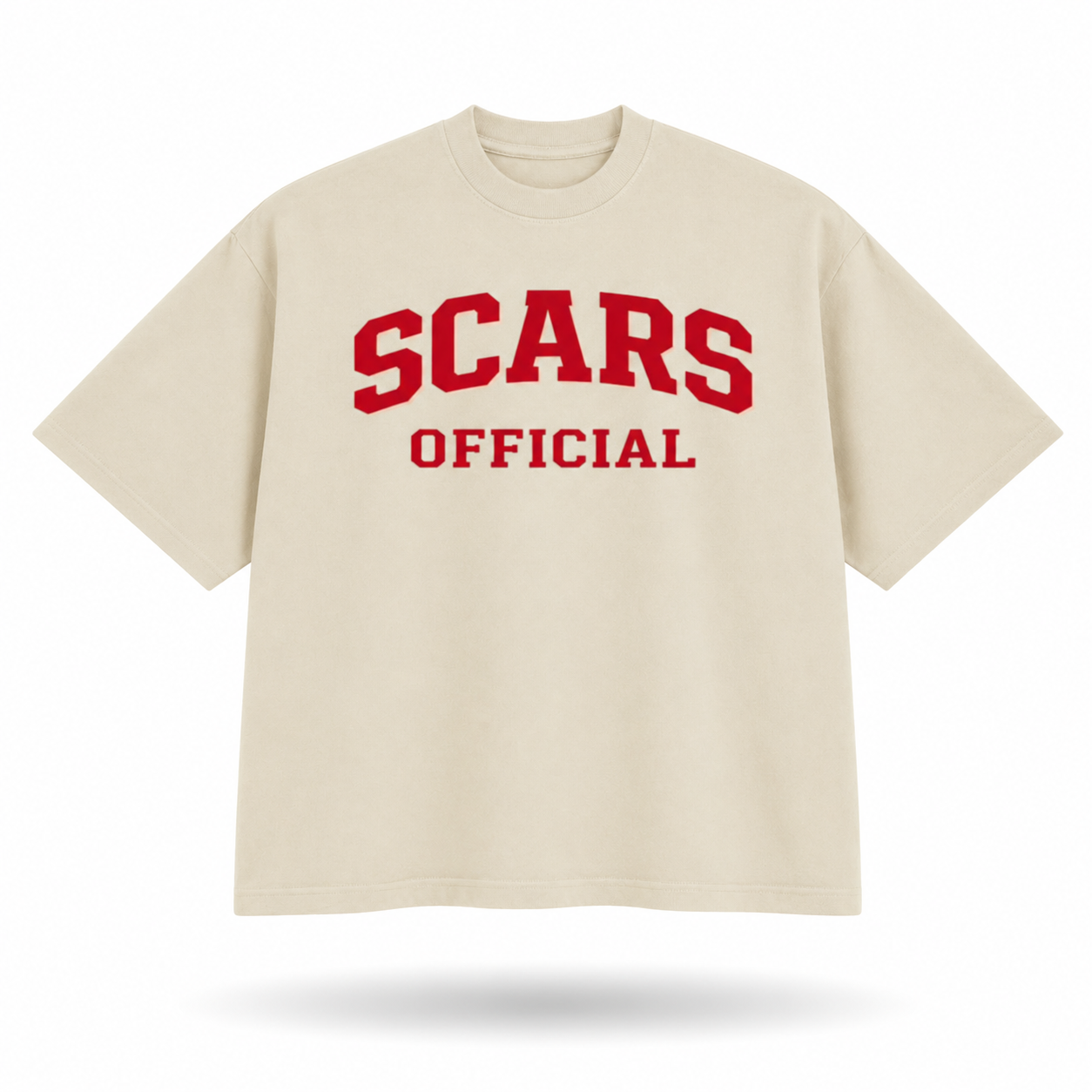 SCARS - Oversized Heavyweight  Solid Color T-Shirt