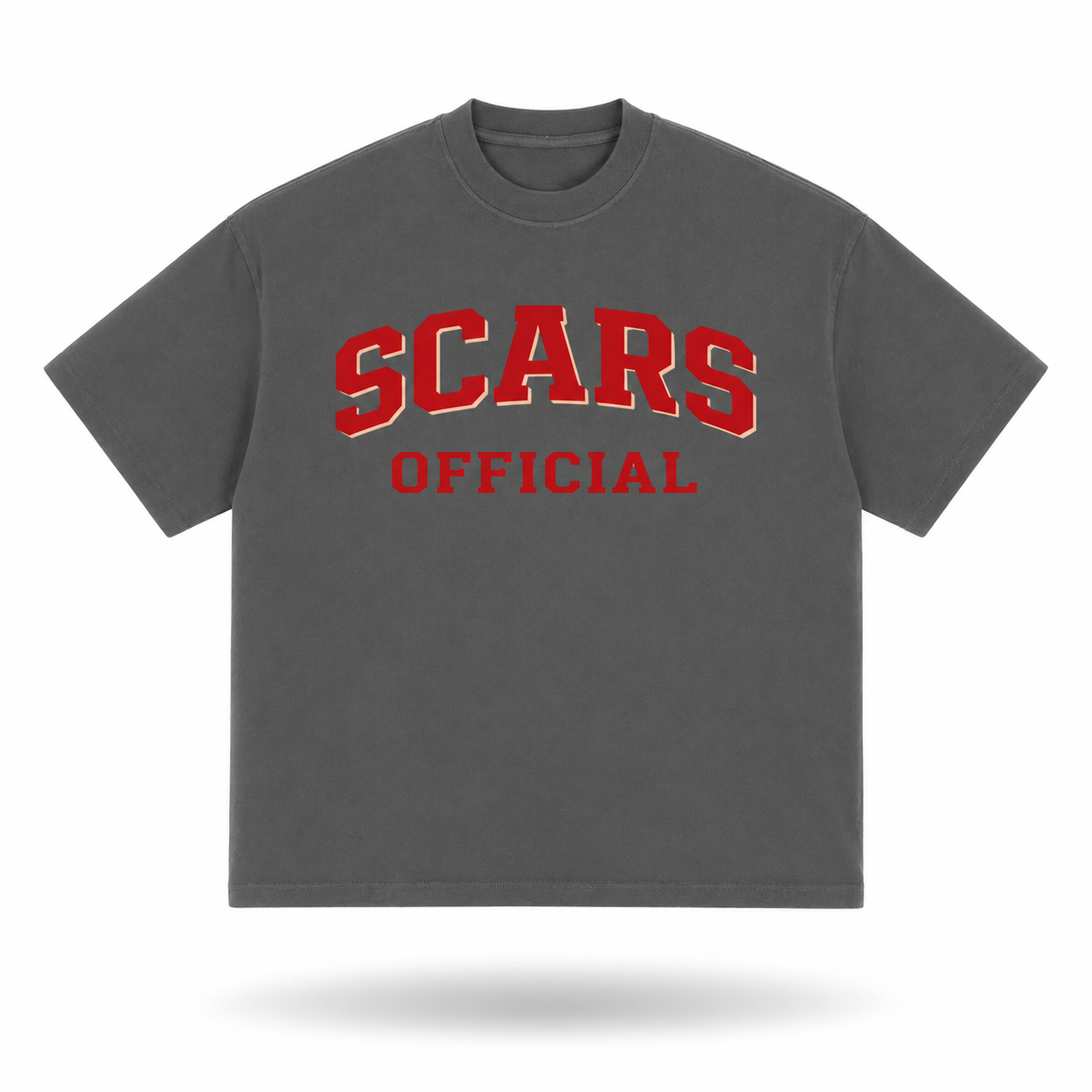 SCARS - Oversized Heavyweight  Solid Color T-Shirt
