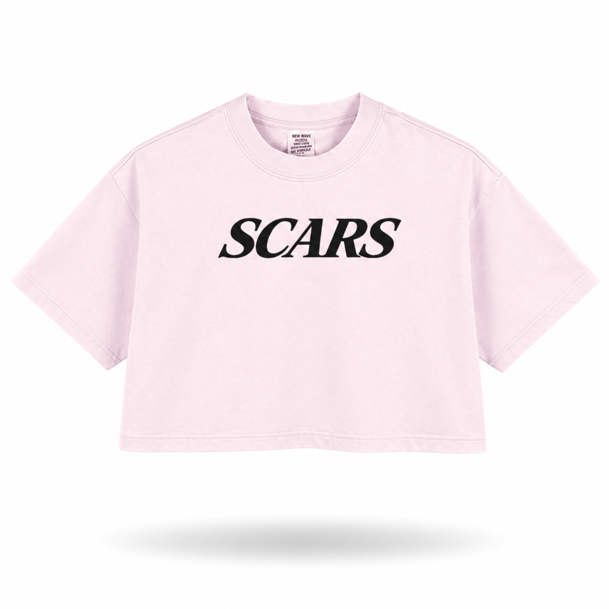 SCARS - Heavyweight Washed Loose-Fit Cropped T-Shirt
