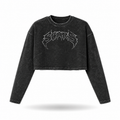 SCARS - Perfect Fit Acid Wash Cropped Long Sleeve