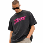 SCARS - Heavyweight Cropped Snow-Washed T-Shirt
