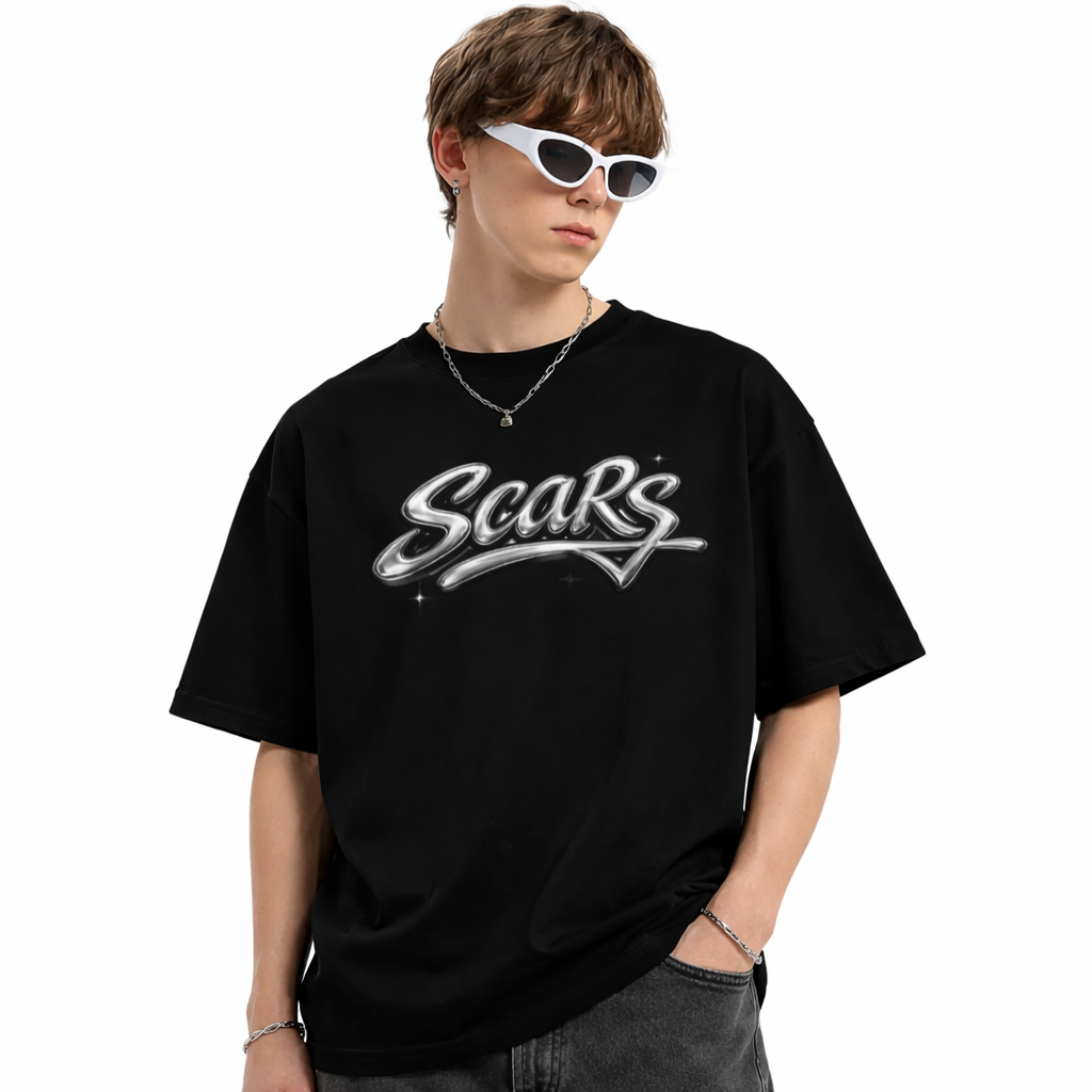 SCARS - Combed Pre Washed Cotton T-Shirt