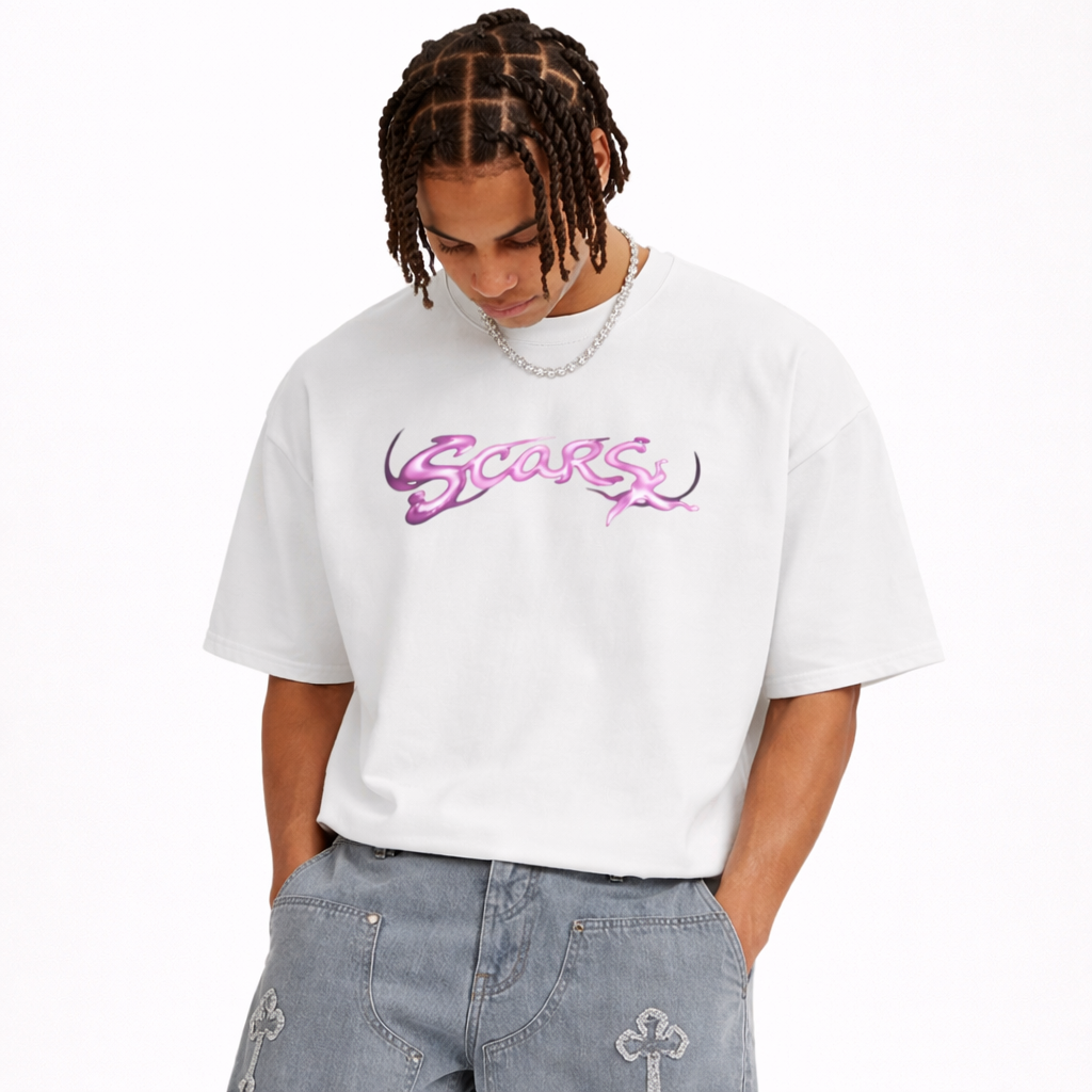 SCARS - Heavyweight Cropped Terry T-Shirt