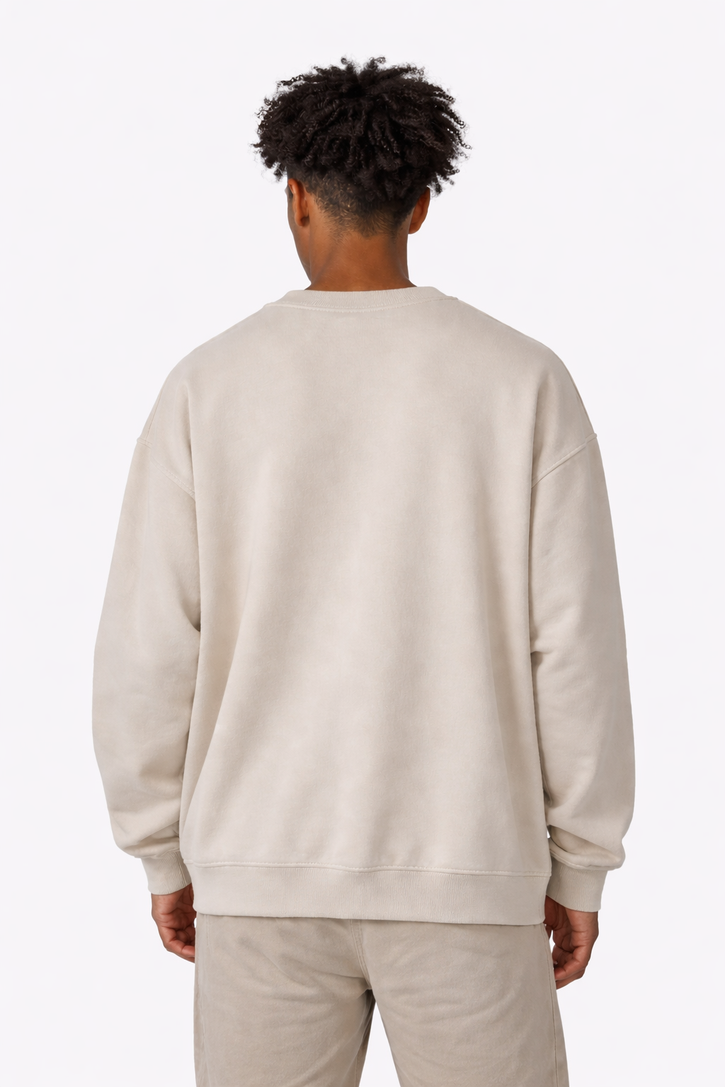 SCARS - Round Neck Washed Distressed Ombre Heavyweight Sweatshirt