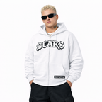 SCARS - Heavyweight Oversized Zip-Up Hoodie
