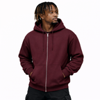 SCARS - Heavyweight Fleece Zip-Up Oversized Hoodie