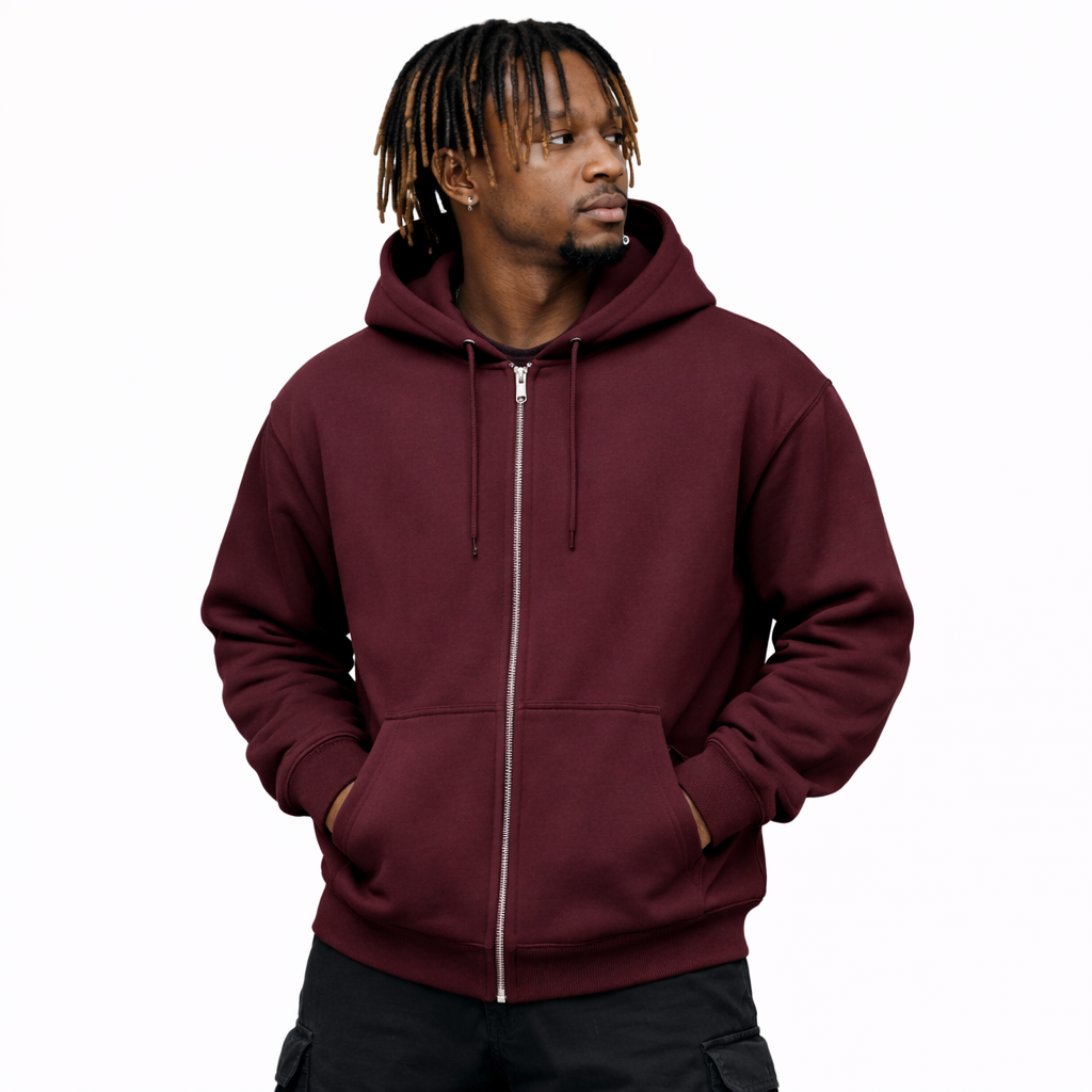 SCARS - Heavyweight Fleece Zip-Up Oversized Hoodie
