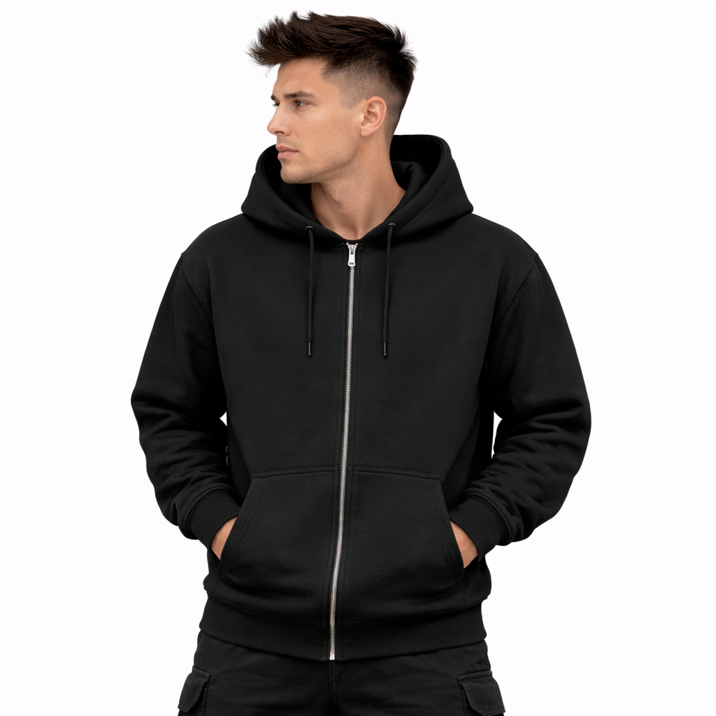 SCARS - Heavyweight Fleece Zip-Up Oversized Hoodie