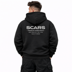 SCARS - Heavyweight Fleece Zip-Up Oversized Hoodie