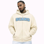 SCARS - Heavyweight Oversized Zip-Up Hoodie