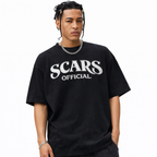 SCARS - Heavyweight Cropped Snow-Washed T-Shirt