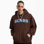 SCARS - Heavyweight Oversized Zip-Up Hoodie