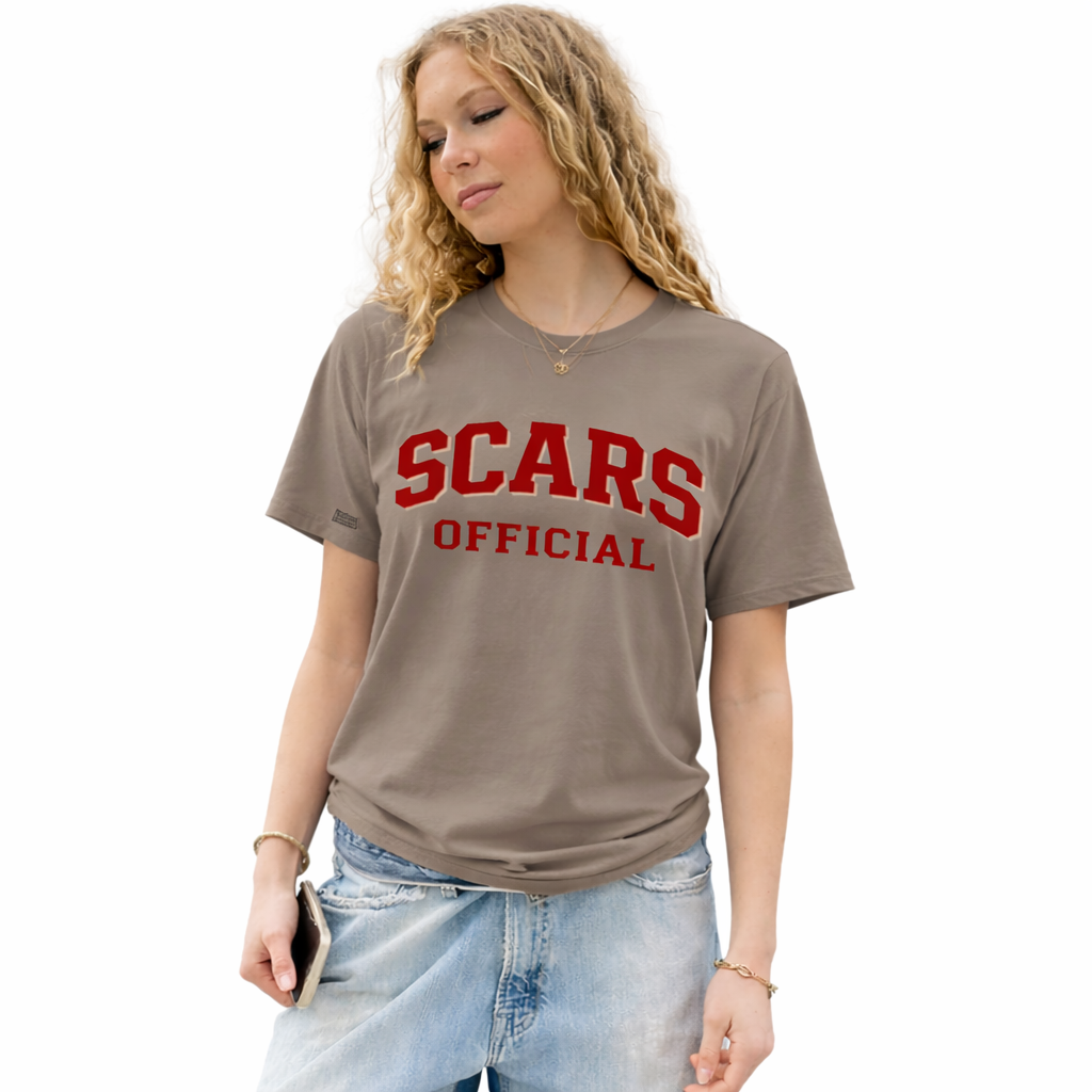 SCARS - Oversized Heavyweight  Solid Color T-Shirt