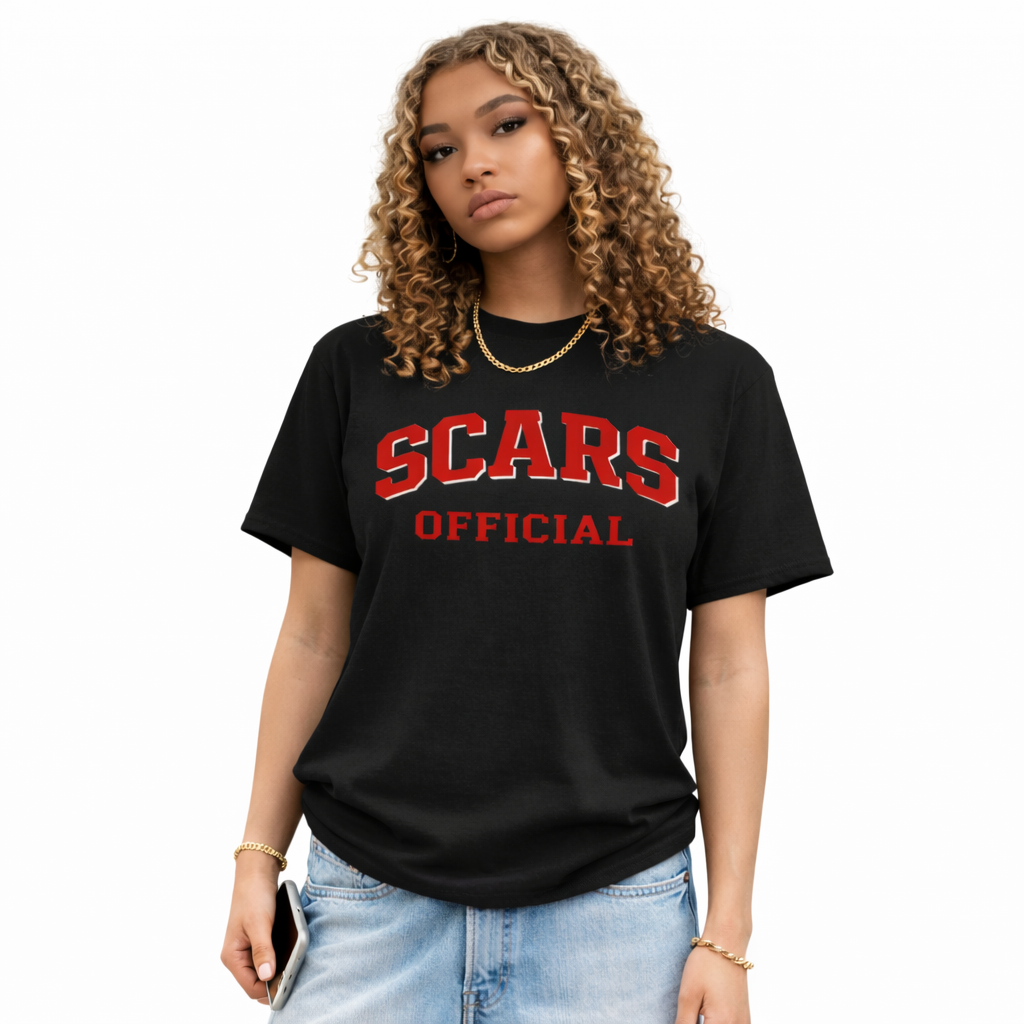 SCARS - Oversized Heavyweight  Solid Color T-Shirt