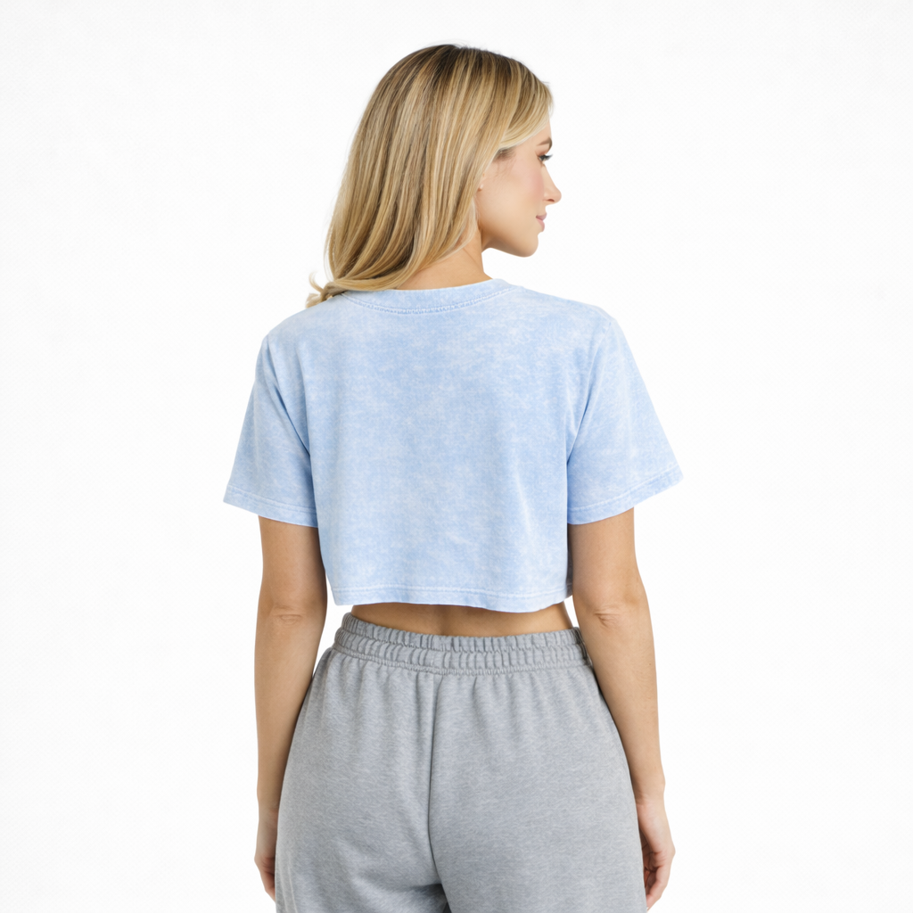 SCARS - Heavyweight Washed Loose-Fit Cropped T-Shirt