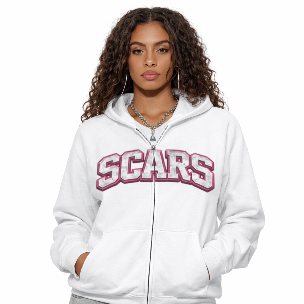 SCARS - Essential Zip Up Hoodie