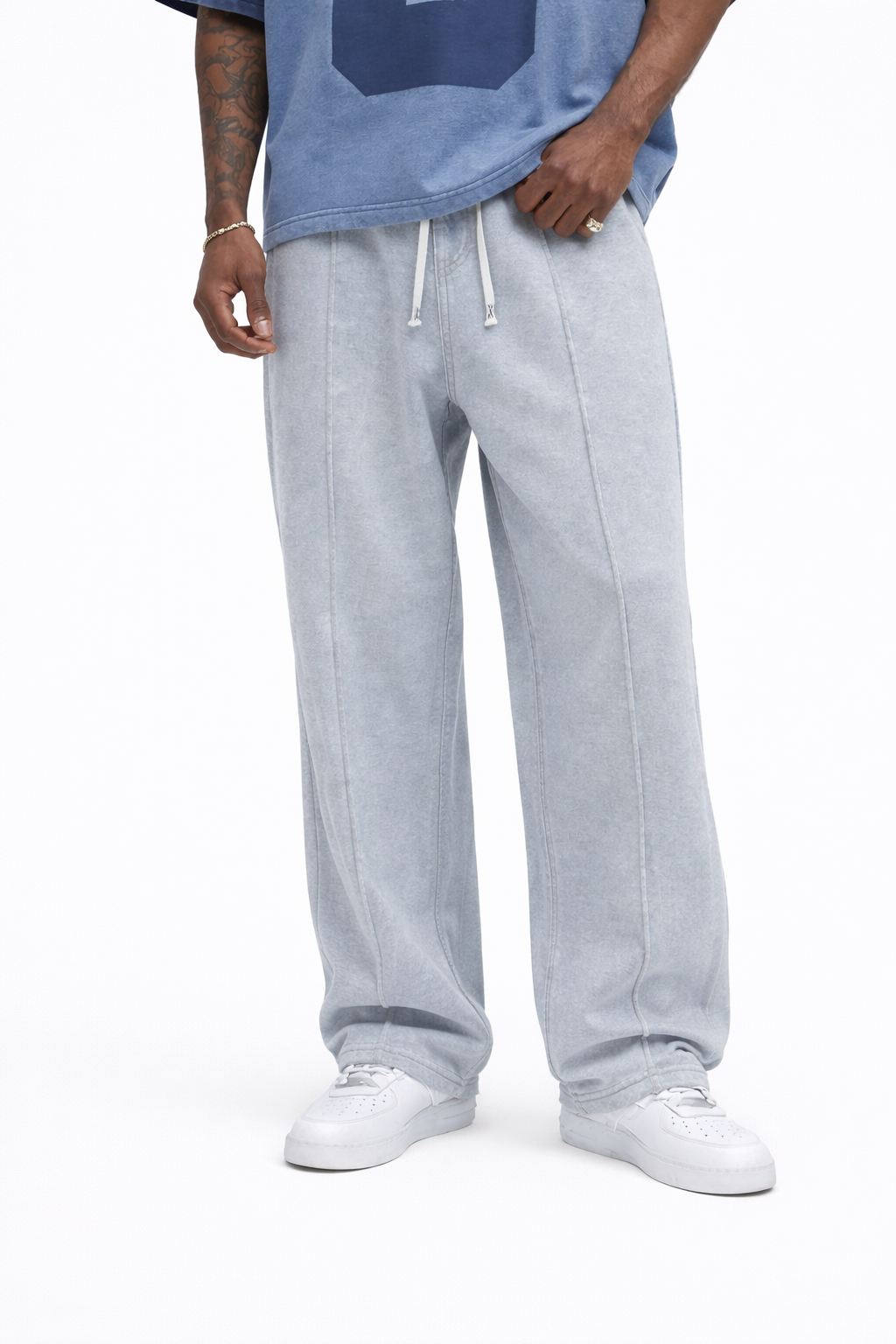 SCARS - Patchwork Structured Sweatpants