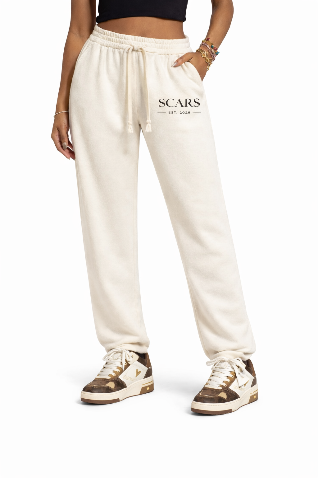 SCARS - Heavyweight Cotton-Blend Sweatpants