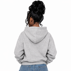 SCARS - Heavyweight Boxy Cropped Fleece Zip-Up Hoodie