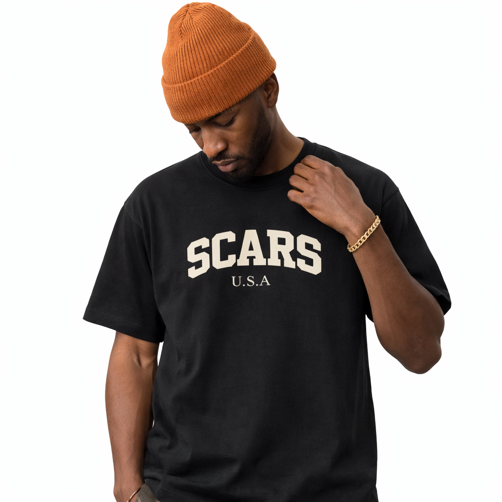 SCARS Heavyweight Cropped Loose T-Shirt