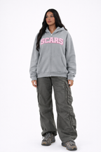 SCARS - Heavyweight Cropped Double-Zip Hoodie