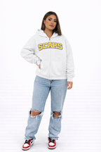 SCARS - Heavyweight Cropped Double-Zip Hoodie