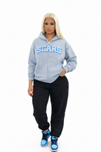 SCARS - Heavyweight Cropped Double-Zip Hoodie