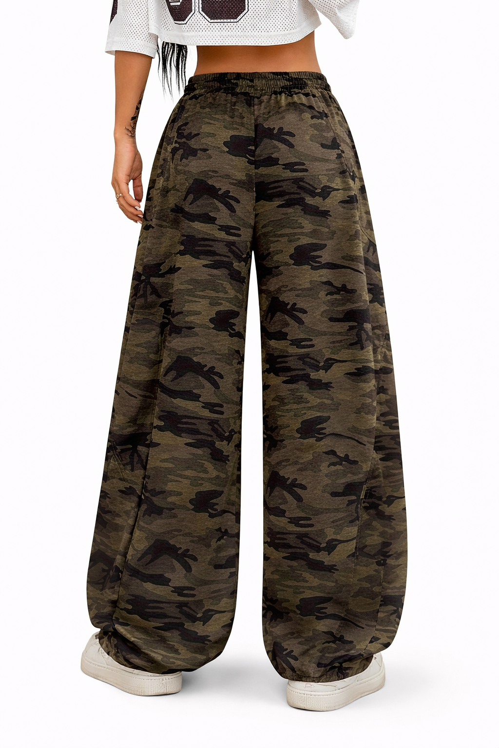 SCARS - Loose Fit Camo Pants