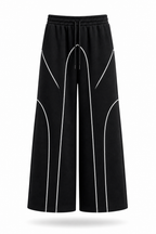 SCARS - Contrast Binding Drawstring Casual Sweatpants