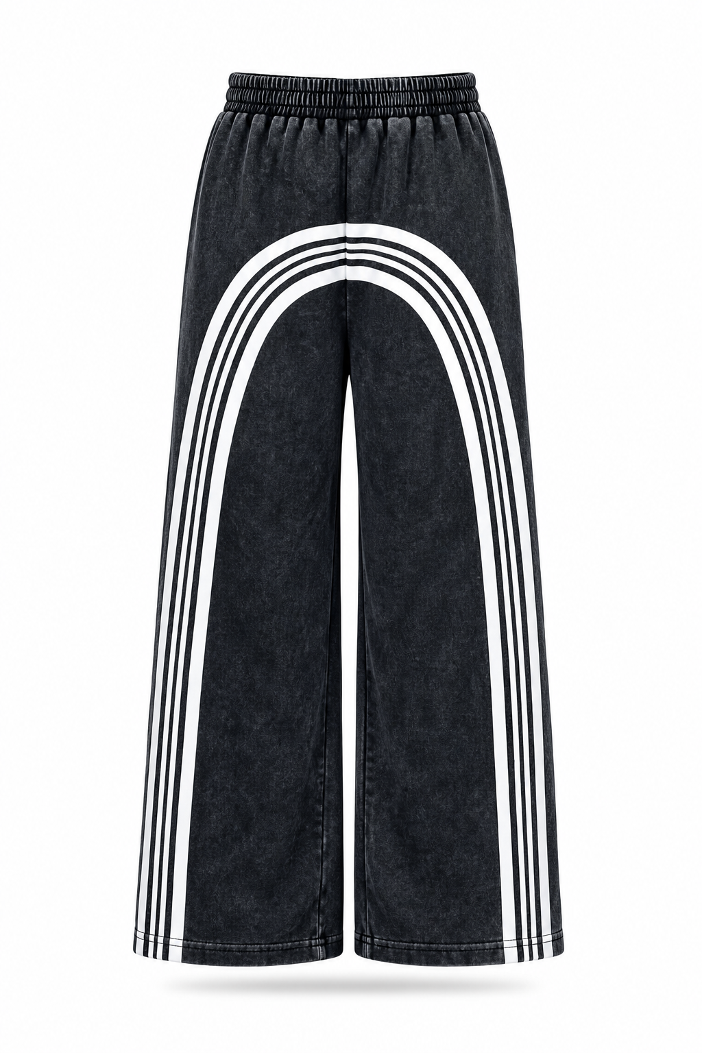 SCARS - Vintage Washed Striped Casual Wide-Leg Pants