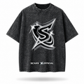 SCARS - Heavyweight Oversized Snow Wash T-shirt