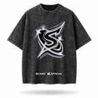 SCARS - Heavyweight Oversized Snow Wash T-shirt