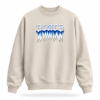 SCARS - Round Neck Washed Distressed Ombre Heavyweight Sweatshirt