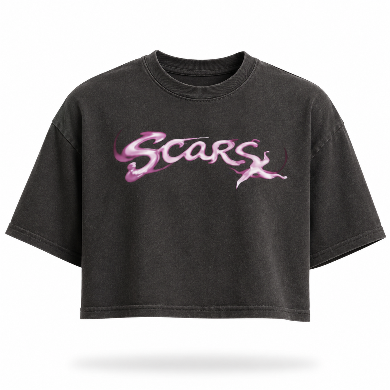 SCARS - Heavyweight Cropped Terry T-Shirt