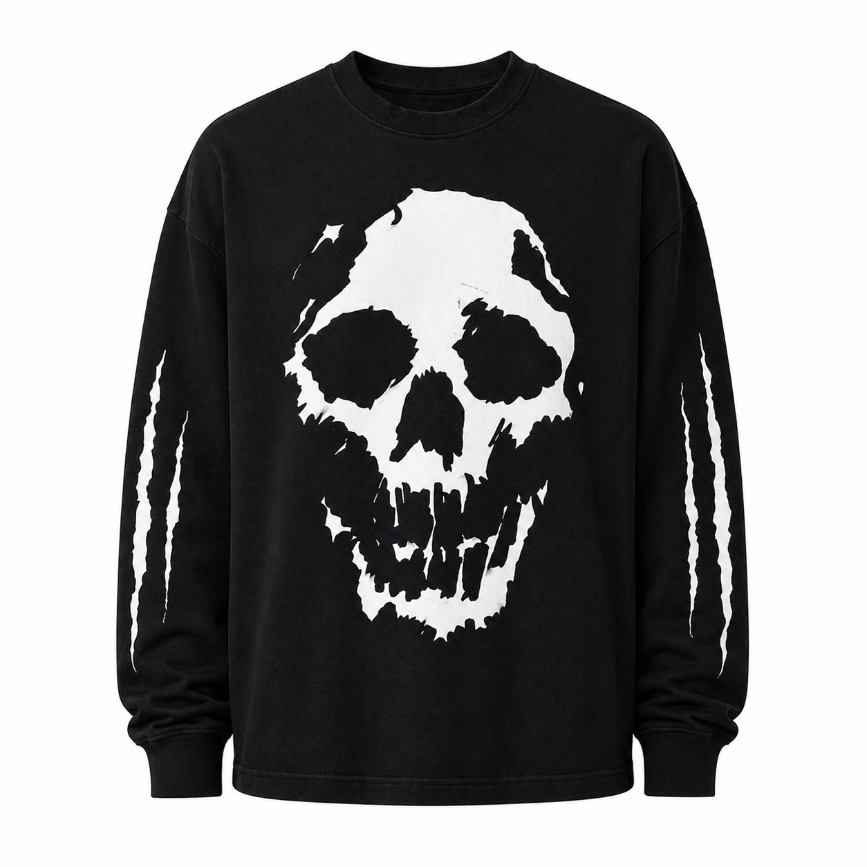 SCARS - Heavyweight Cotton Solid Color Long-Sleeve T-Shirt